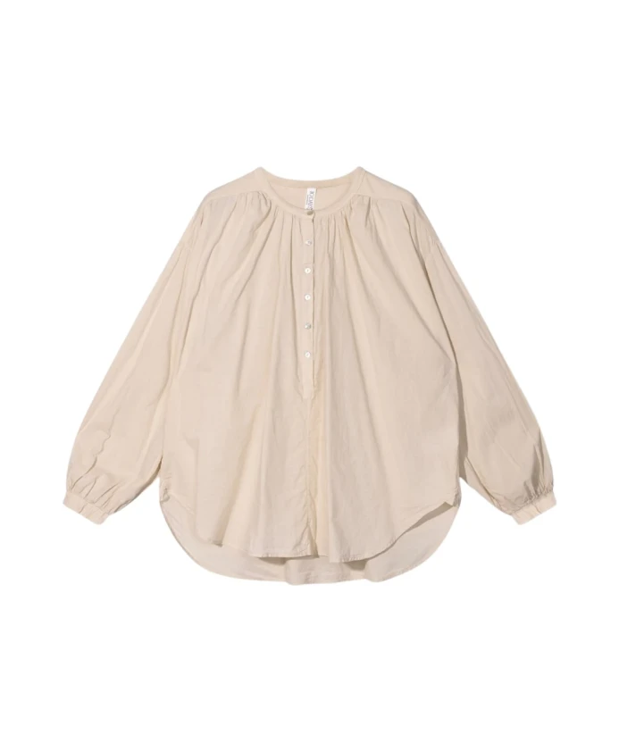 Бежевая хлопковая блузка свободного кроя с вышивкой в виде монограммы. 10Days, бежевый
Бежевая хлопковая блузка свободного кроя с вышивкой в виде монограммы. 10Days, бежевый