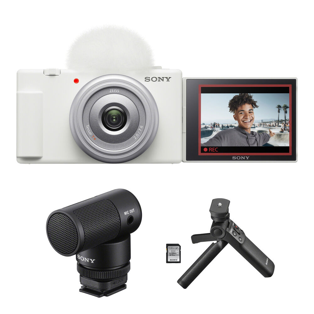 Цифровая камера Sony ZV-1F Vlogging Camera with Content Creator Kit (White)
Цифровая камера Sony ZV-1F Vlogging Camera with Content Creator Kit (White)