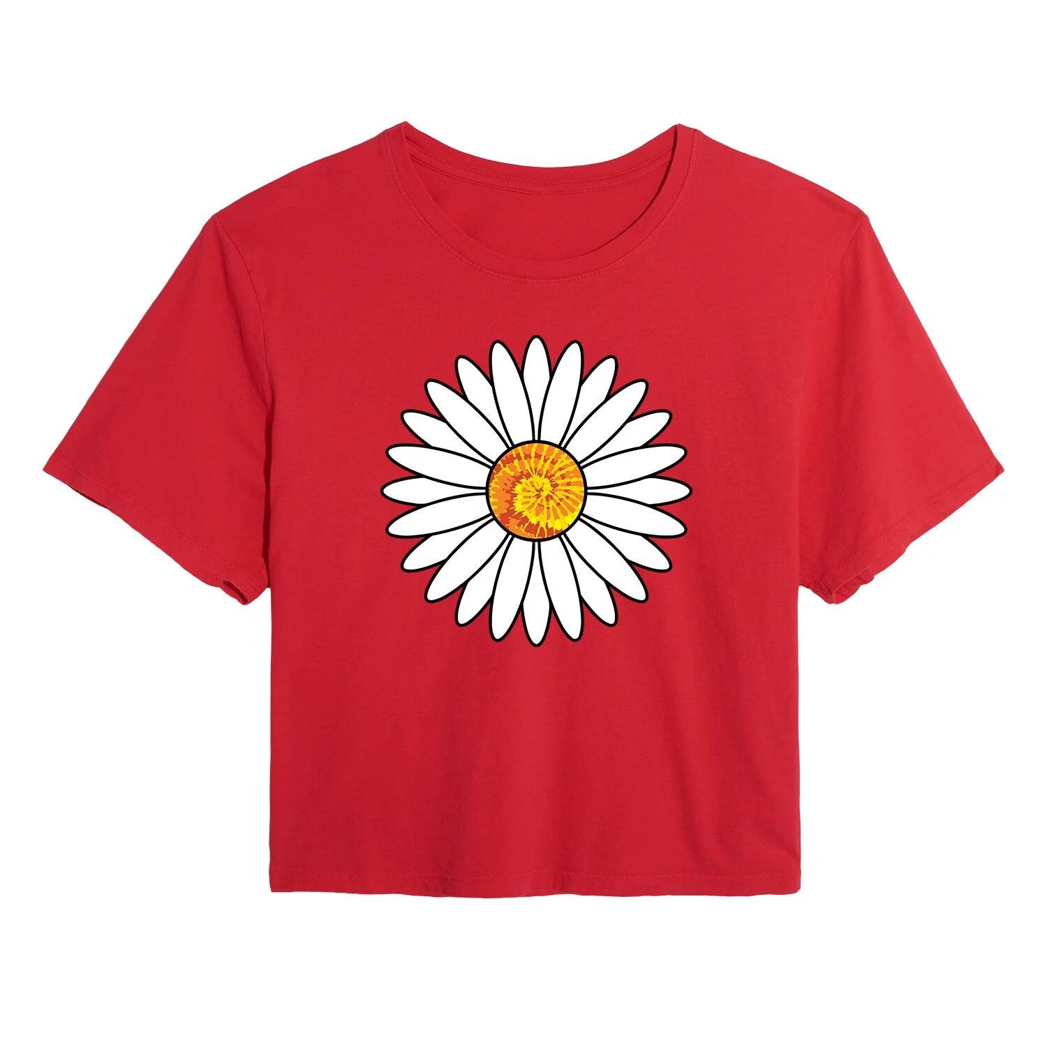 Укороченная футболка с рисунком Tie Dye Daisy для подростков Licensed Character, красный
Укороченная футболка с рисунком Tie Dye Daisy для подростков Licensed Character, красный