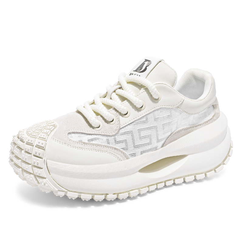 TONYBEAR Антискользящие и износостойкие массивные низкие кроссовки для мужчин с эффектом увеличения роста белые, цвет White
TONYBEAR Антискользящие и износостойкие массивные низкие кроссовки для мужчин с эффектом увеличения роста белые, цвет White