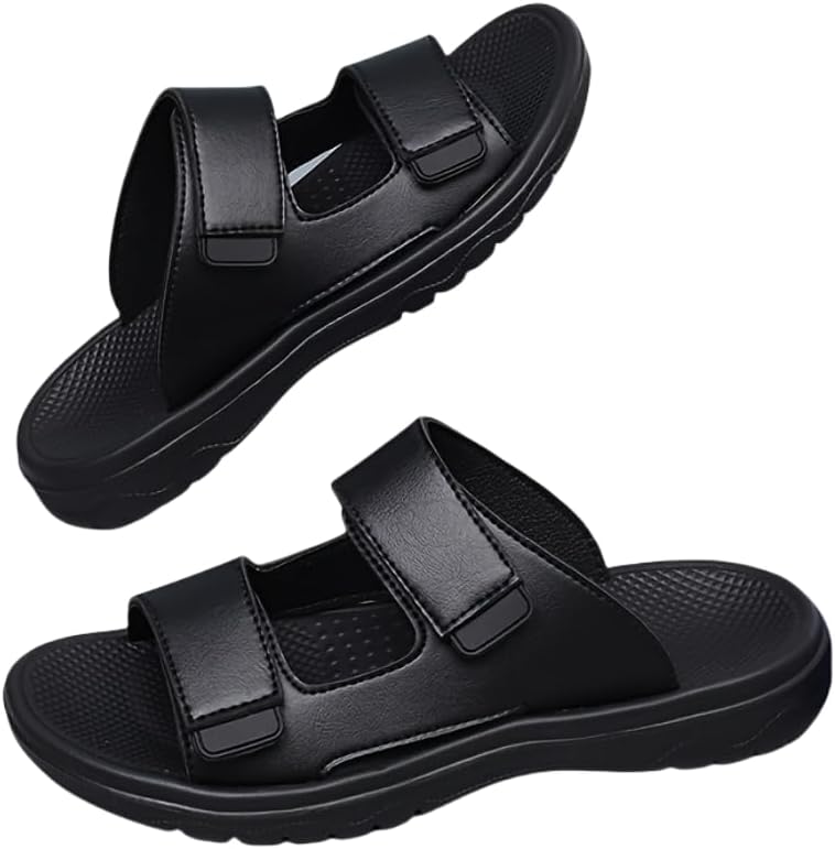 Мужские дышащие сандалии, модные обувь-слипоны на все сезоны, однотонные шлепанцы для активного отдыха на улице Hhhchpm, черный
Мужские дышащие сандалии, модные обувь-слипоны на все сезоны, однотонные шлепанцы для активного отдыха на улице Hhhchpm, черный