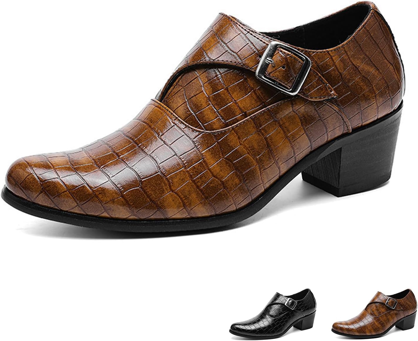 Мужские лоферы с монк-ремнем на массивном каблуке, каменной фактуры, заостренный носок, низкие, без шнуровки, стиль Челси, деловые оксфорды Generic, коричневый
Мужские лоферы с монк-ремнем на массивном каблуке, каменной фактуры, заостренный носок, низкие, без шнуровки, стиль Челси, деловые оксфорды Generic, коричневый