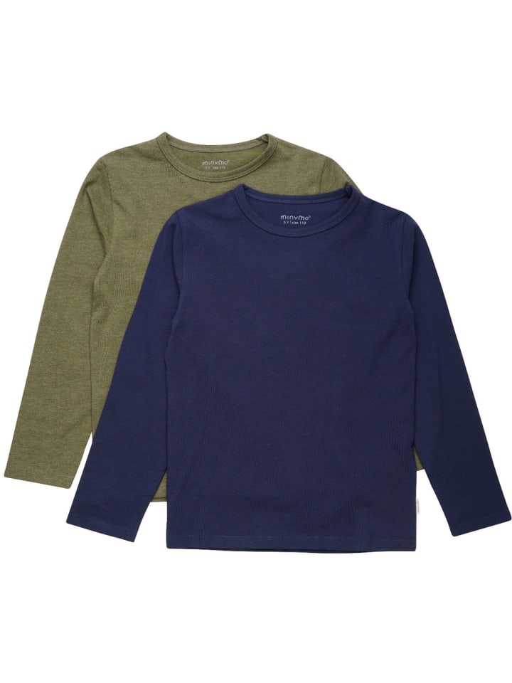 Рубашка с длинным рукавом Minymo, зеленый 
Рубашка с длинным рукавом Minymo, зеленый