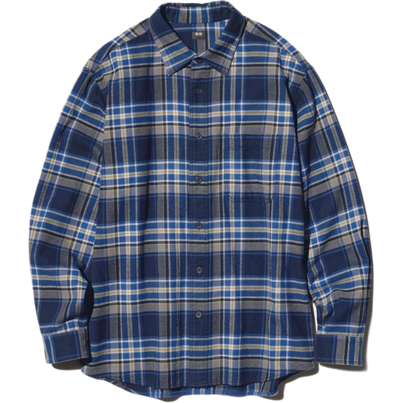 UNIQLO Рубашка унисекс голубая Lake Blue
UNIQLO Рубашка унисекс голубая Lake Blue