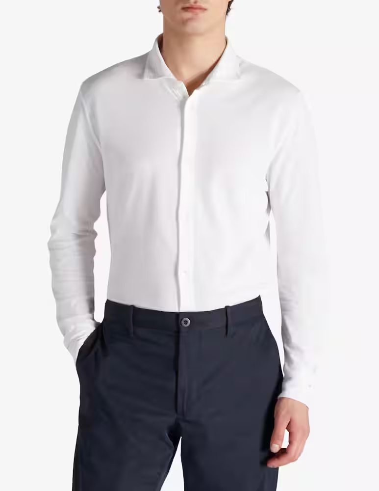 Рубашка Zanone Slim из сертифицированного хлопка Icecotton Slowear, цвет Bianco Ottico
Рубашка Zanone Slim из сертифицированного хлопка Icecotton Slowear, цвет Bianco Ottico