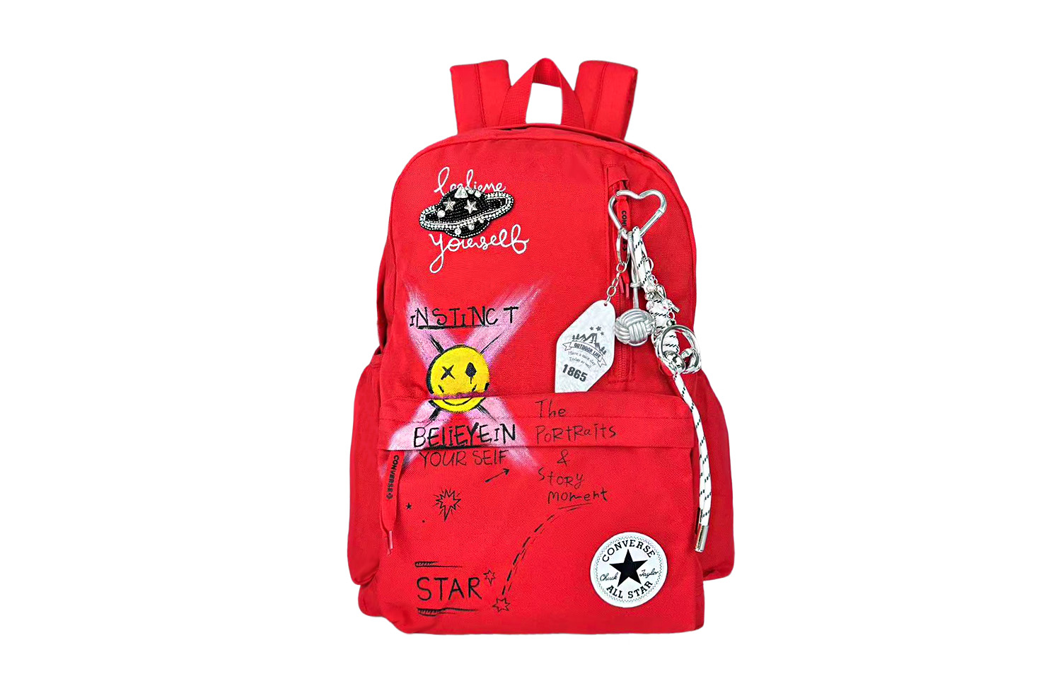 Converse Средний унисекс красный рюкзак из полиэстера, Red
Converse Средний унисекс красный рюкзак из полиэстера, Red