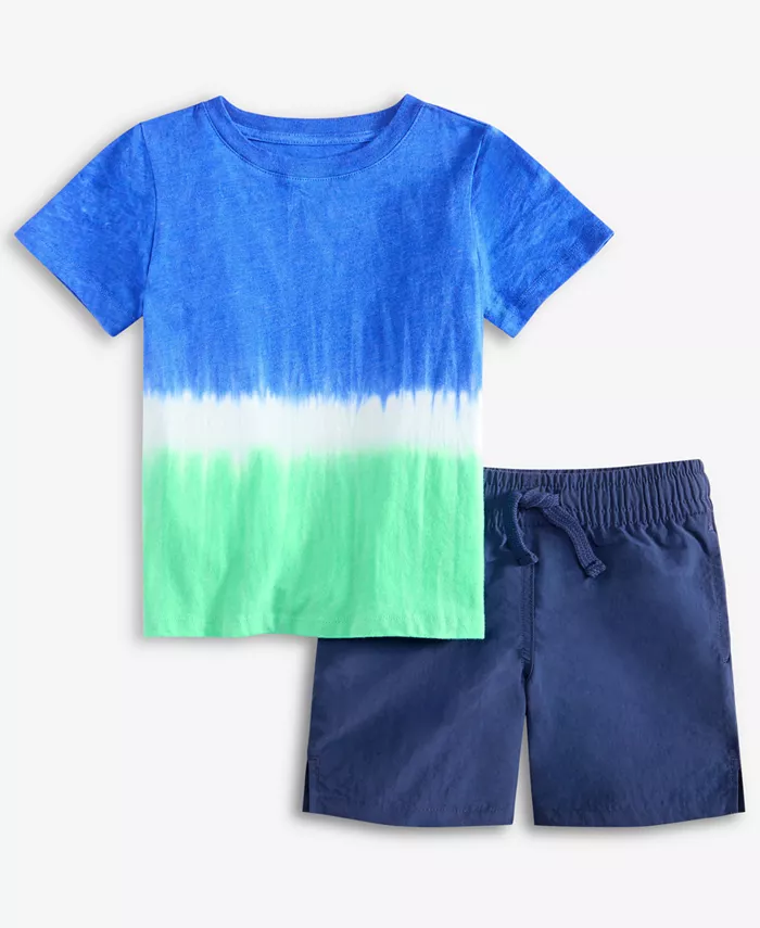 Комплект для мальчиков 2T-4T: футболка с коротким рукавом и шорты из нейлона, 2 предмета Epic Threads, синий
Комплект для мальчиков 2T-4T: футболка с коротким рукавом и шорты из нейлона, 2 предмета Epic Threads, синий