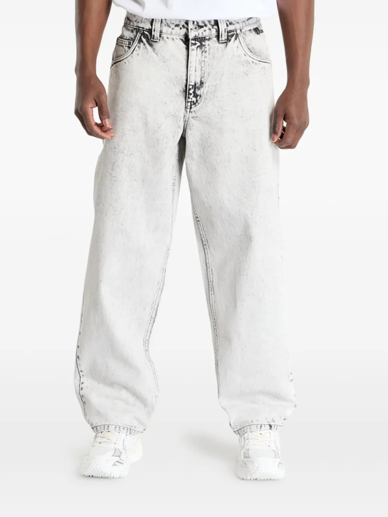 Джинсы с широкими штанинами dime, белый
Джинсы с широкими штанинами dime, белый