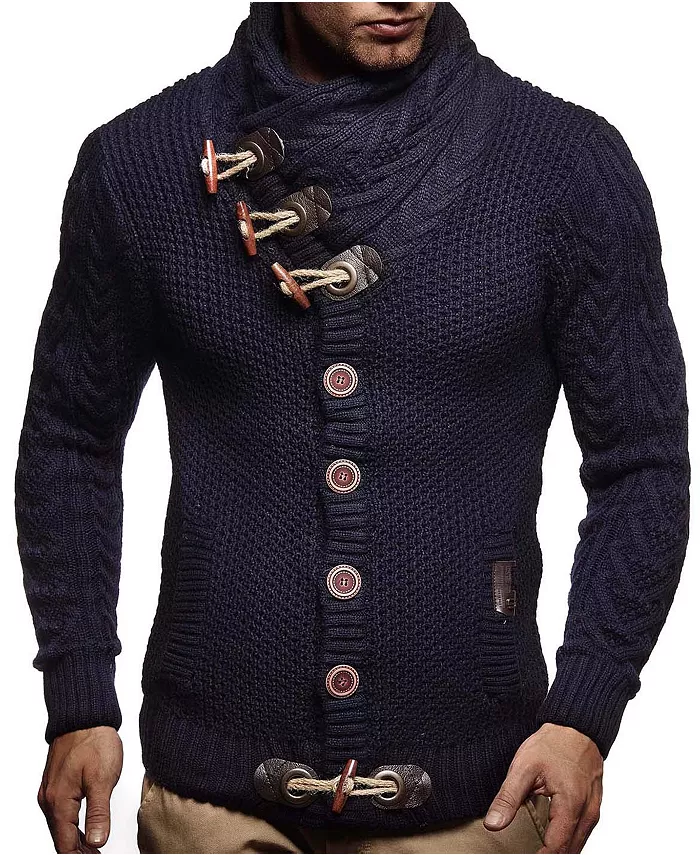 Мужская вязаная водолазка - зимний кардиган для мужчин Leif Nelson, синий
Мужская вязаная водолазка - зимний кардиган для мужчин Leif Nelson, синий