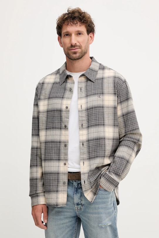 Хлопковая рубашка Calvin Klein Jeans, серый
Хлопковая рубашка Calvin Klein Jeans, серый
