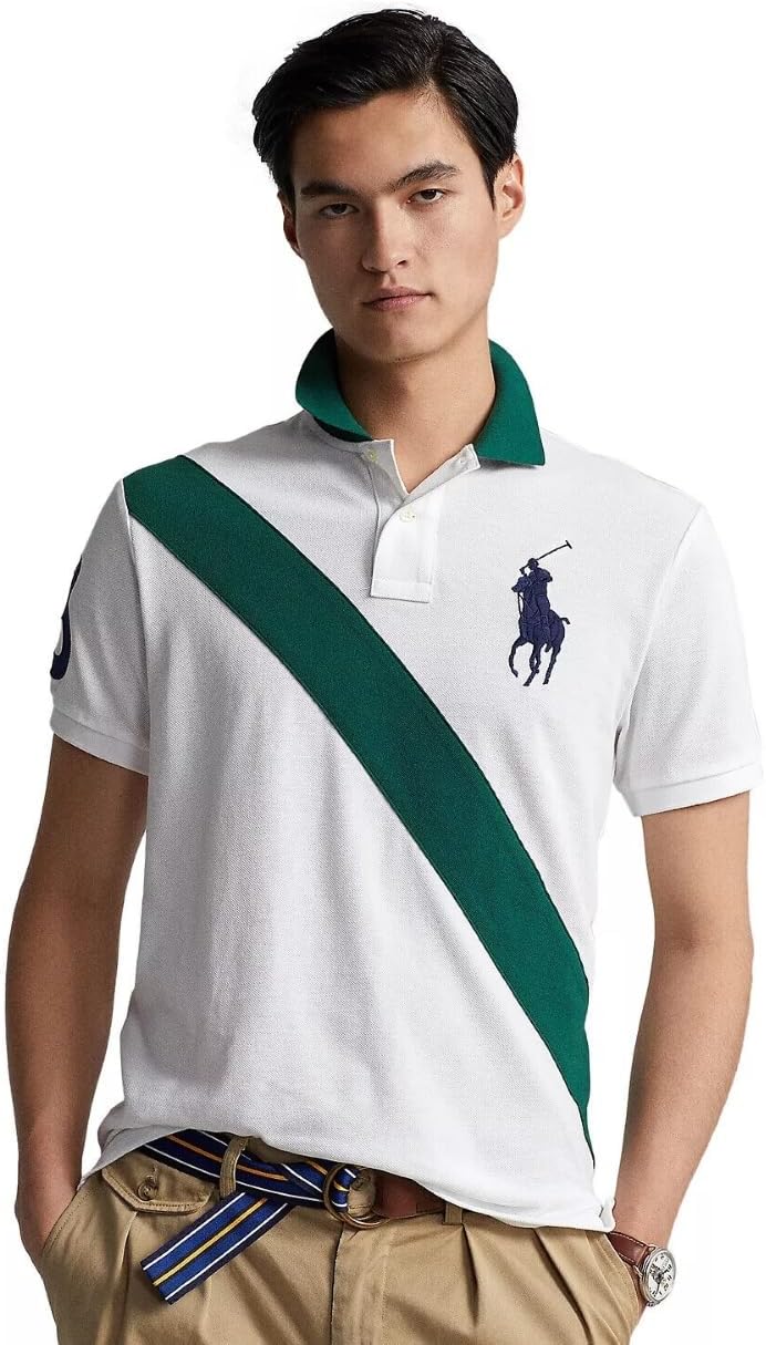 POLO RALPH LAUREN мужская классическая, White And Green (Navy Pony), Белый, POLO RALPH LAUREN мужская классическая, White And Green (Navy Pony)
POLO RALPH LAUREN мужская классическая, White And Green (Navy Pony), Белый, POLO RALPH LAUREN мужская классическая, White And Green (Navy Pony)
