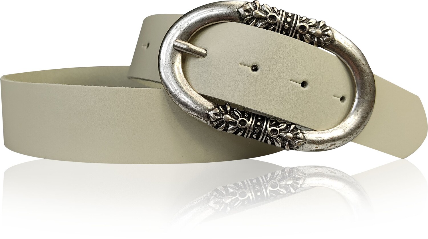 Кожаный ремень FRONHOFER, кремовый
Кожаный ремень FRONHOFER, кремовый