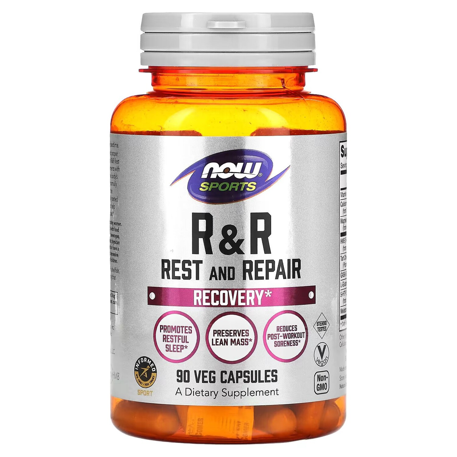Rest & Repair, восстановление, 90 растительных капсул Now Foods
Rest & Repair, восстановление, 90 растительных капсул Now Foods