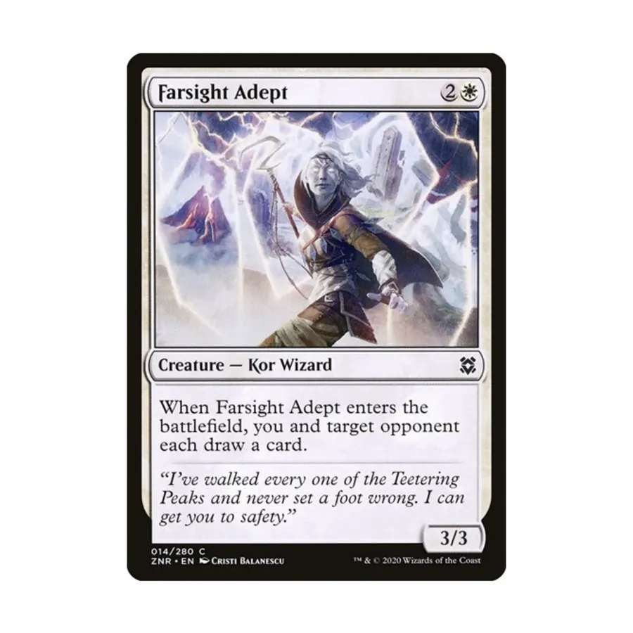 CCG Адепт дальнозоркости (С), MTG - Zendikar Rising
CCG Адепт дальнозоркости (С), MTG - Zendikar Rising