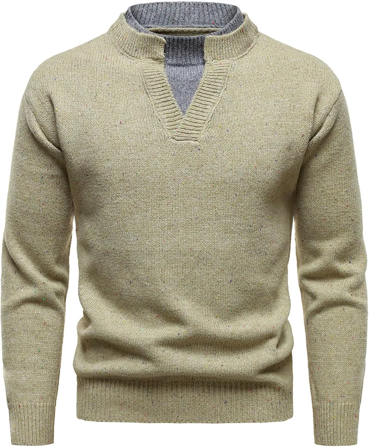 Мужской свитер с круглым вырезом легкий вязаный
Мужской свитер с круглым вырезом легкий вязаный