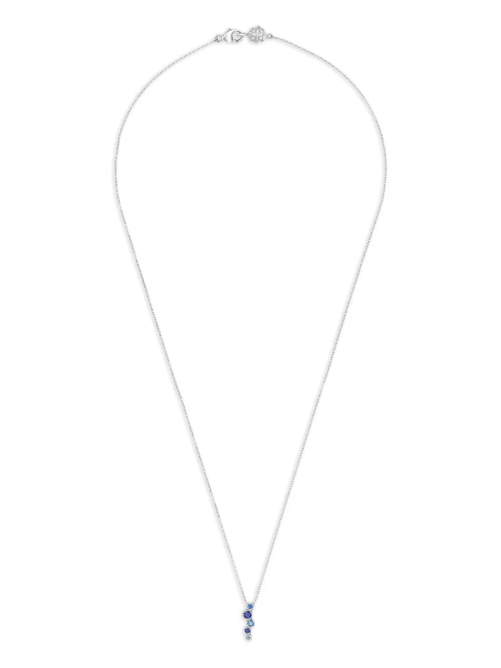 Ожерелье Cascade из 18-каратного белого золота с аквамаринами и сапфирами DOWER AND HALL, серебяный
Ожерелье Cascade из 18-каратного белого золота с аквамаринами и сапфирами DOWER AND HALL, серебяный