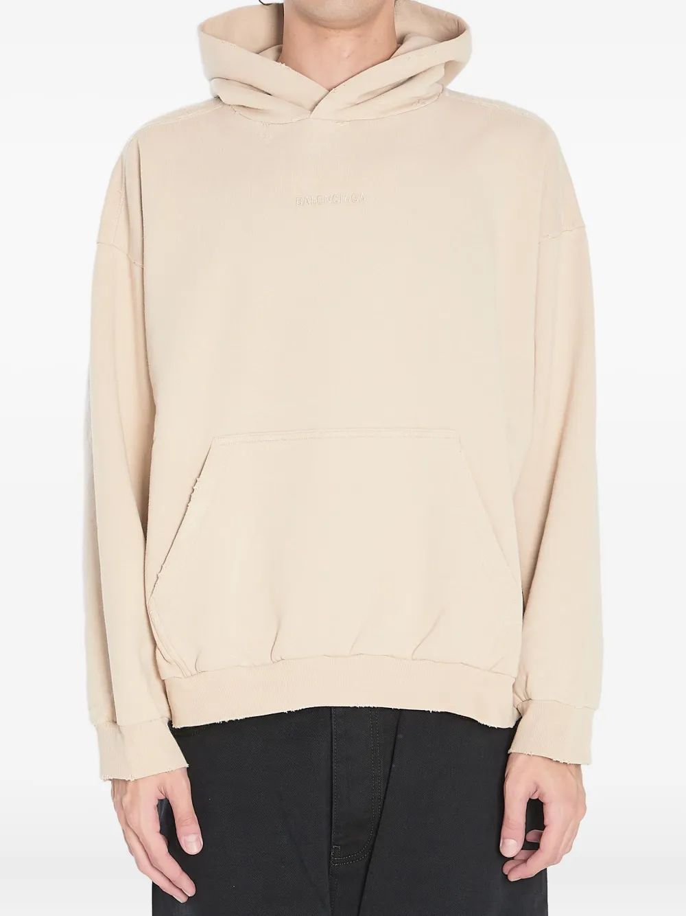 Флисовое худи с вышитым логотипом BALENCIAGA, нейтральный
Флисовое худи с вышитым логотипом BALENCIAGA, нейтральный