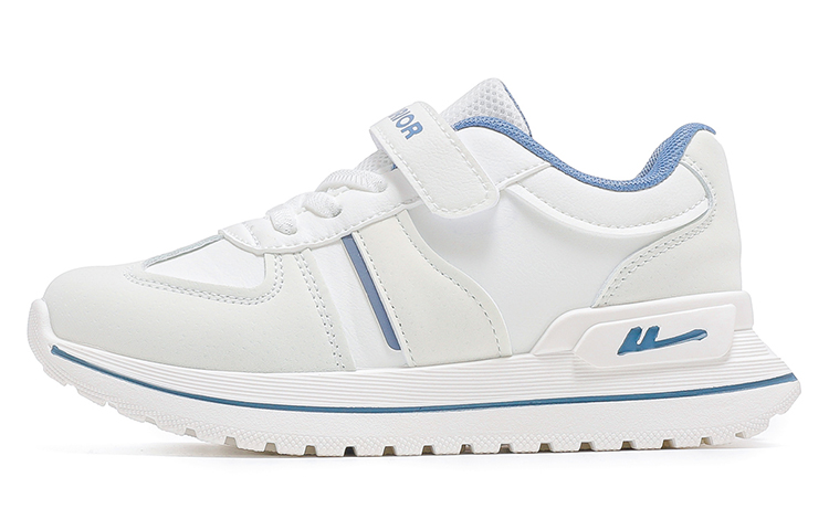 Детские кроссовки с низким верхом и противоскользящей подошвой для бега WARRIOR, белый/серый/синий 
Детские кроссовки с низким верхом и противоскользящей подошвой для бега WARRIOR, белый/серый/синий