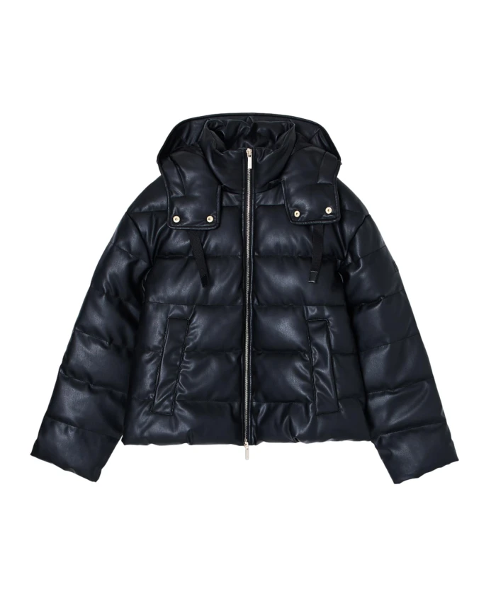 Черное пальто с капюшоном и застежкой-молнией спереди. Armani Exchange, черный
Черное пальто с капюшоном и застежкой-молнией спереди. Armani Exchange, черный