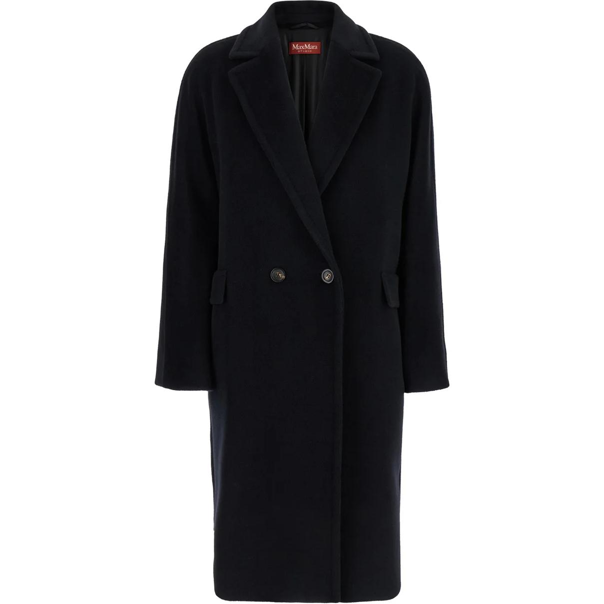 Max Mara Studio Cocco двубортное пальто с длинными рукавами MaxMara Studio, черный
Max Mara Studio Cocco двубортное пальто с длинными рукавами MaxMara Studio, черный