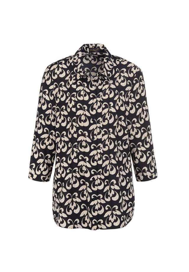 Короткий размер: блузка-рубашка с полной застежкой на пуговицы Goldner, мультиколор
Короткий размер: блузка-рубашка с полной застежкой на пуговицы Goldner, мультиколор