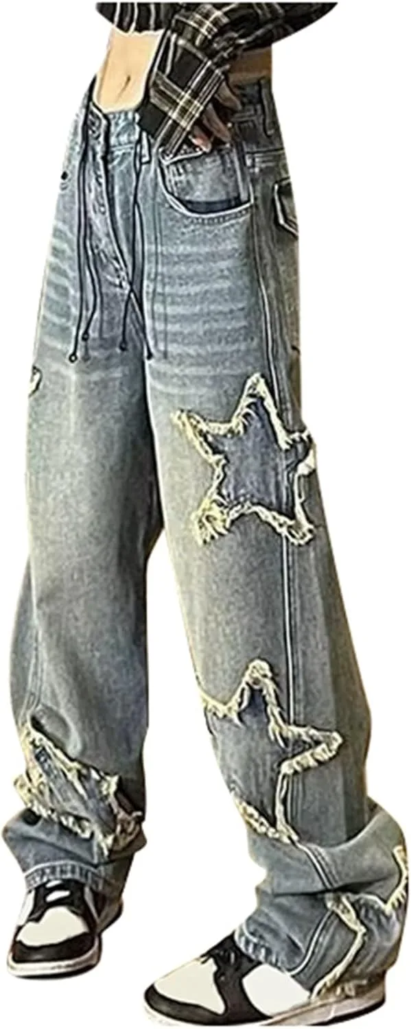 Женские мешковатые джинсы High Waisted Wide Leg в стиле Y2k YOUYING
Женские мешковатые джинсы High Waisted Wide Leg в стиле Y2k YOUYING