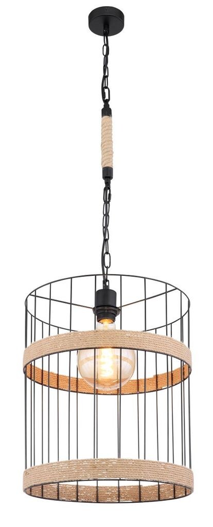 Подвесной светильник Globo Lighting металлический черный матовый, коричневый, металлические стержни черный матовый, с черной цепочкой, ø: 350 мм, В: 1450 мм, без 1x E27 60 Вт 230 В
Подвесной светильник Globo Lighting металлический черный матовый, коричневый, металлические стержни черный матовый, с черной цепочкой, ø: 350 мм, В: 1450 мм, без 1x E27 60 Вт 230 В
