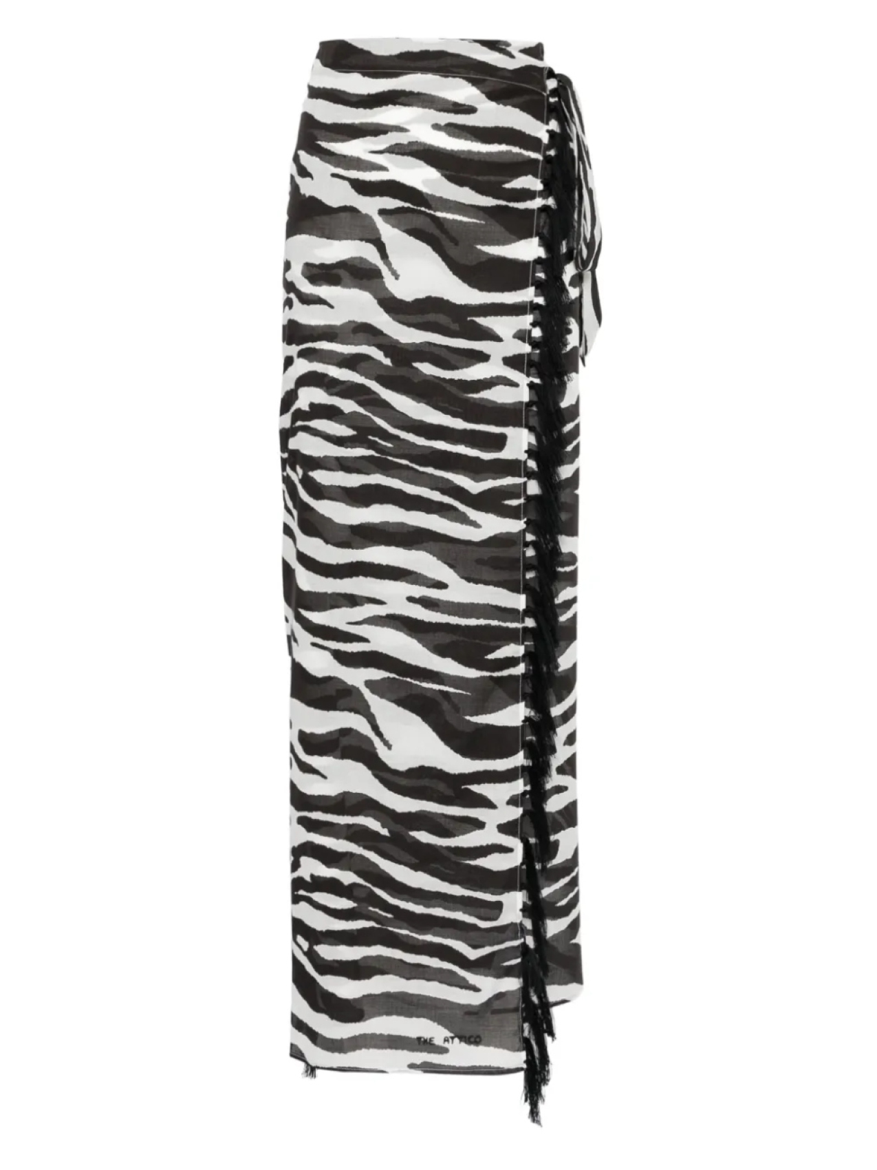 The Attico парео с анималистичным принтом, черный
The Attico парео с анималистичным принтом, черный