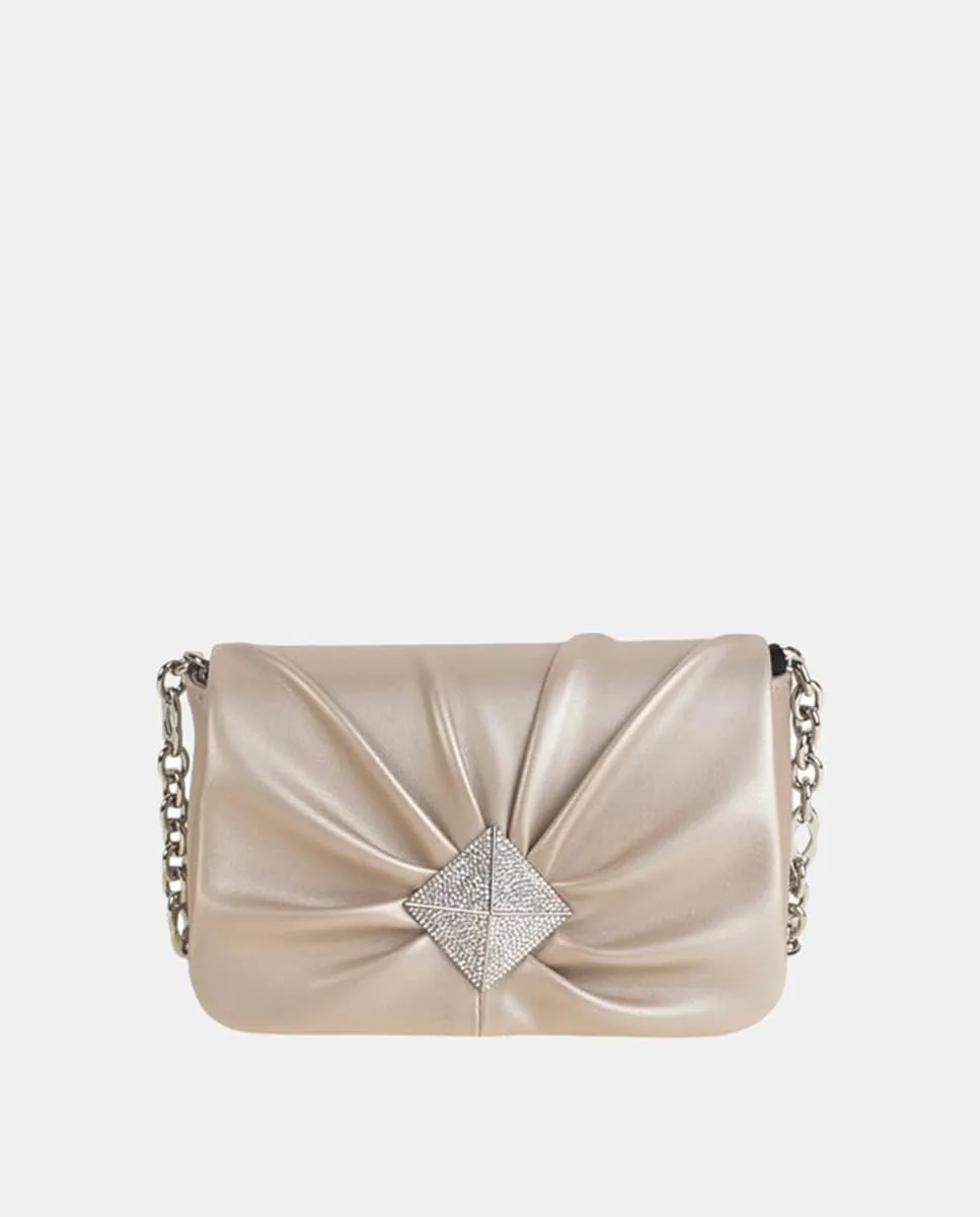 Сумка через плечо из кожи с клапаном Volum, золотой
Сумка через плечо из кожи с клапаном Volum, золотой