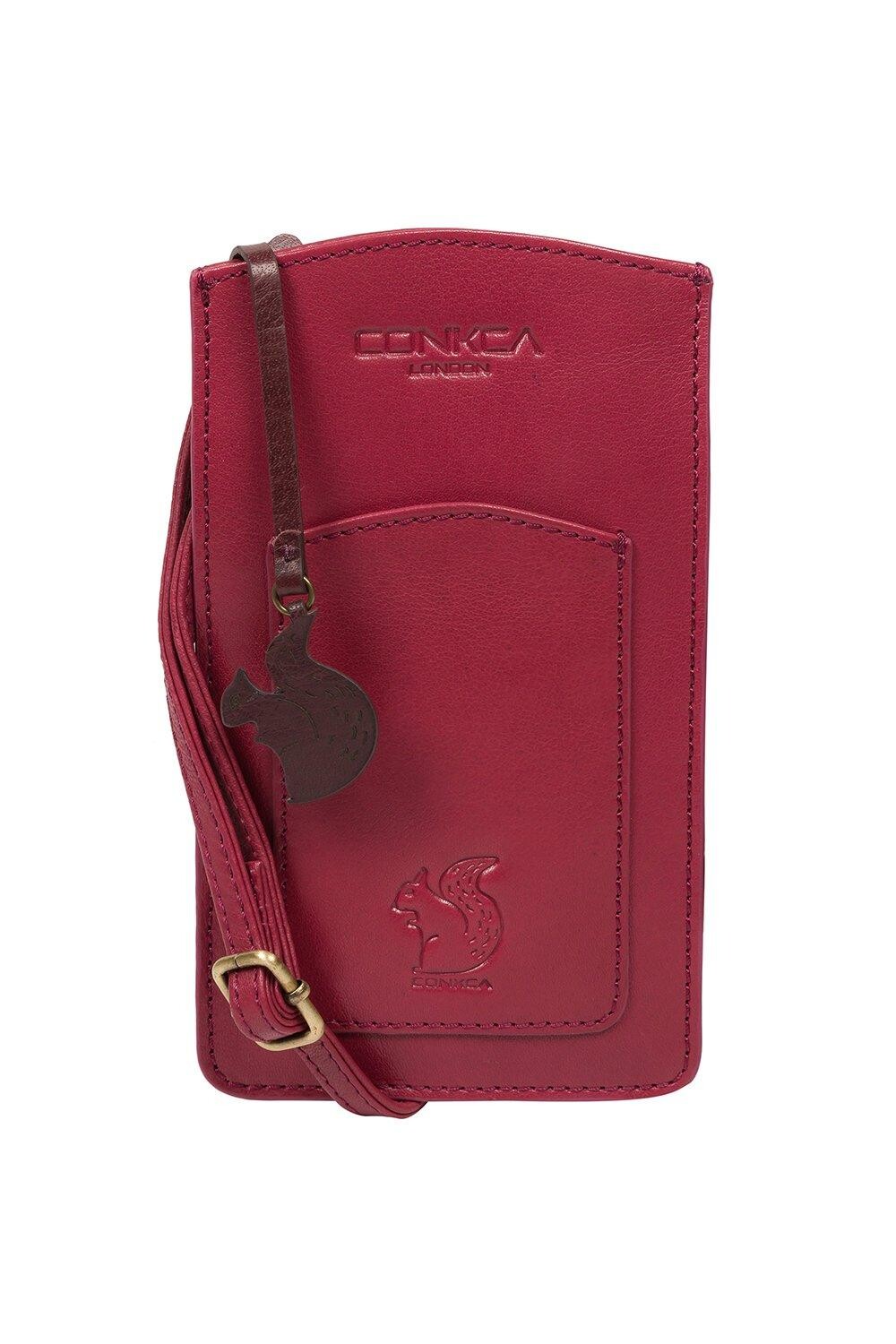 Кожаная сумка для телефона через плечо 'Siren' Conkca London, розовый
Кожаная сумка для телефона через плечо 'Siren' Conkca London, розовый