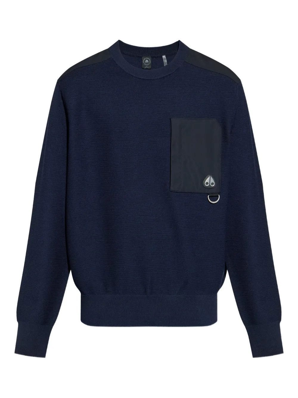 Свитер с карманом Moose Knuckles, синий
Свитер с карманом Moose Knuckles, синий