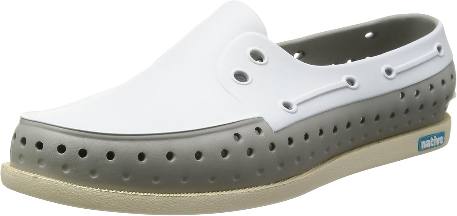 Кроссовки Native Shoes Howard Sugarlite для мужчин и женщин - с вырезами и круглым носком, стиль слип-он, белый/голубой
Кроссовки Native Shoes Howard Sugarlite для мужчин и женщин - с вырезами и круглым носком, стиль слип-он, белый/голубой