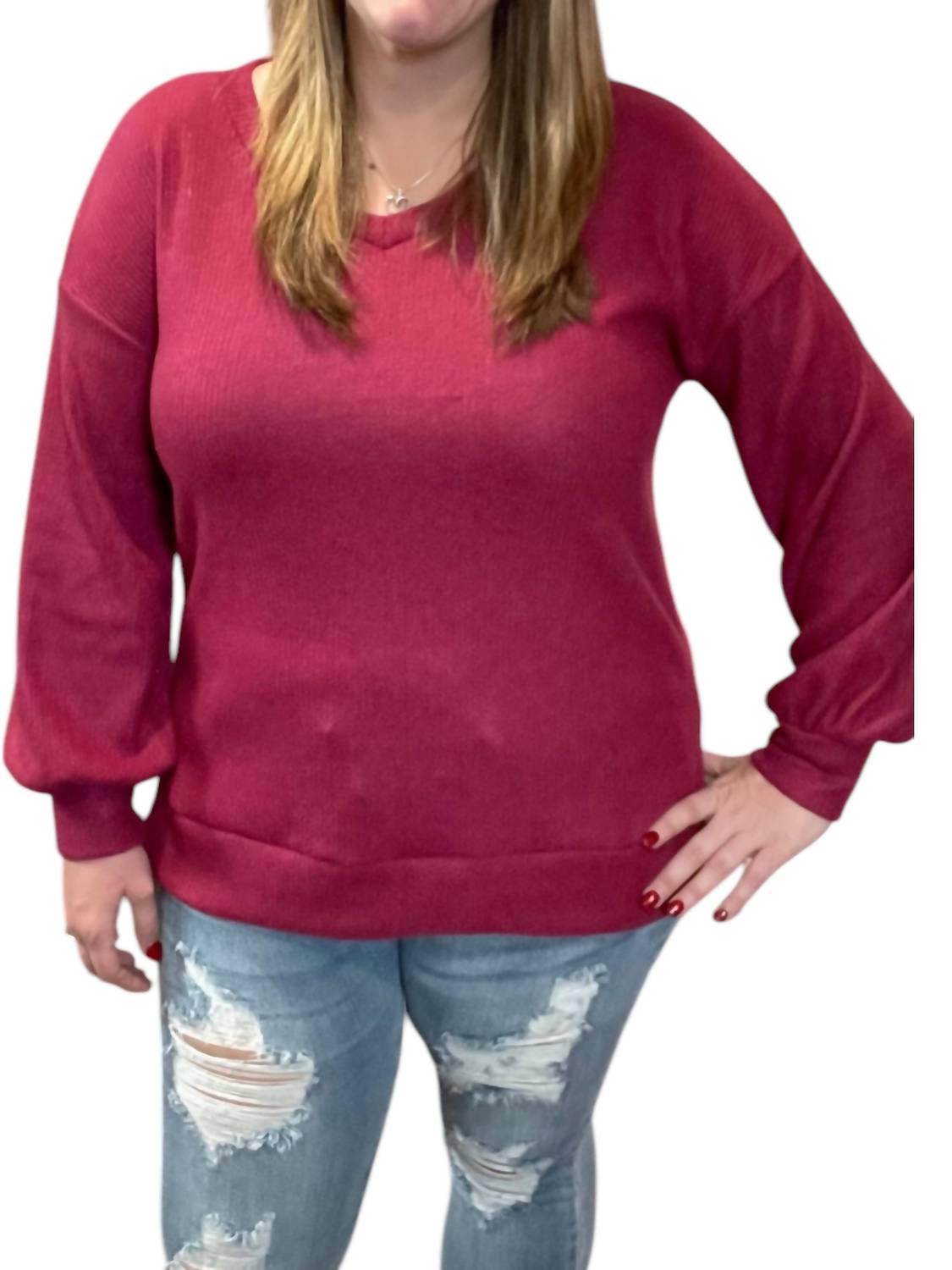 Флисовый свитер в рубчик, цвет «винный» honeyme, цвет wine
Флисовый свитер в рубчик, цвет «винный» honeyme, цвет wine