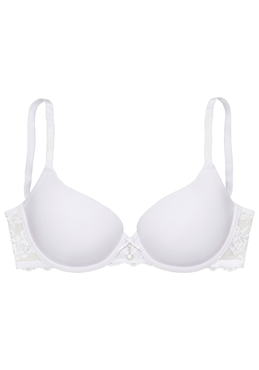 Бюстгальтер-футболка LASCANA, белый
Бюстгальтер-футболка LASCANA, белый