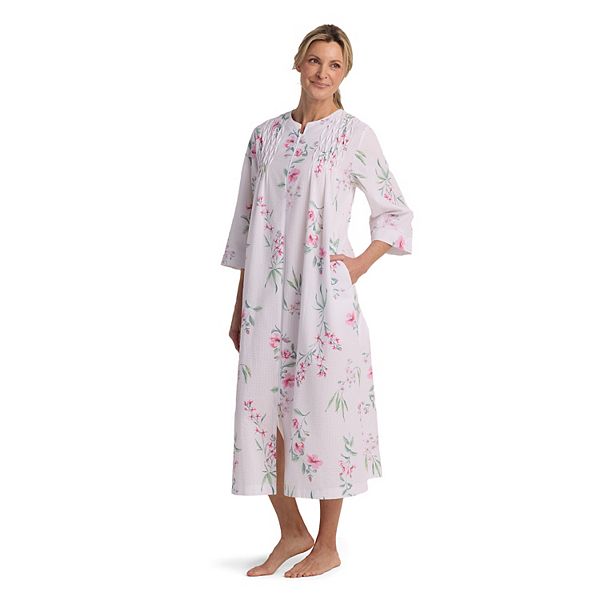 Женский халат из пике с длинной молнией Miss Elaine Essentials, Pink Floral
Женский халат из пике с длинной молнией Miss Elaine Essentials, Pink Floral