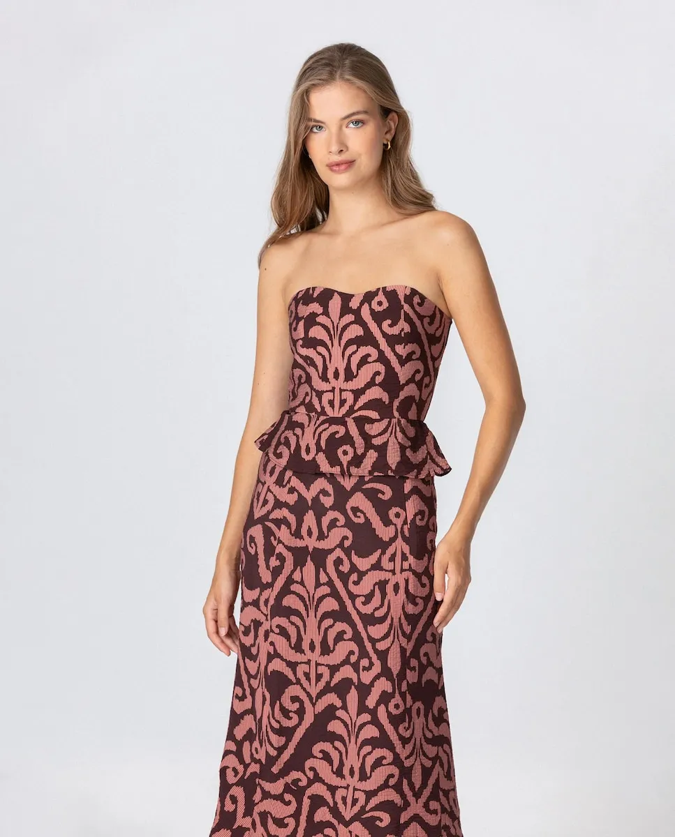 Женский топ на завязках с воланом Noon, розовый/черный
Женский топ на завязках с воланом Noon, розовый/черный