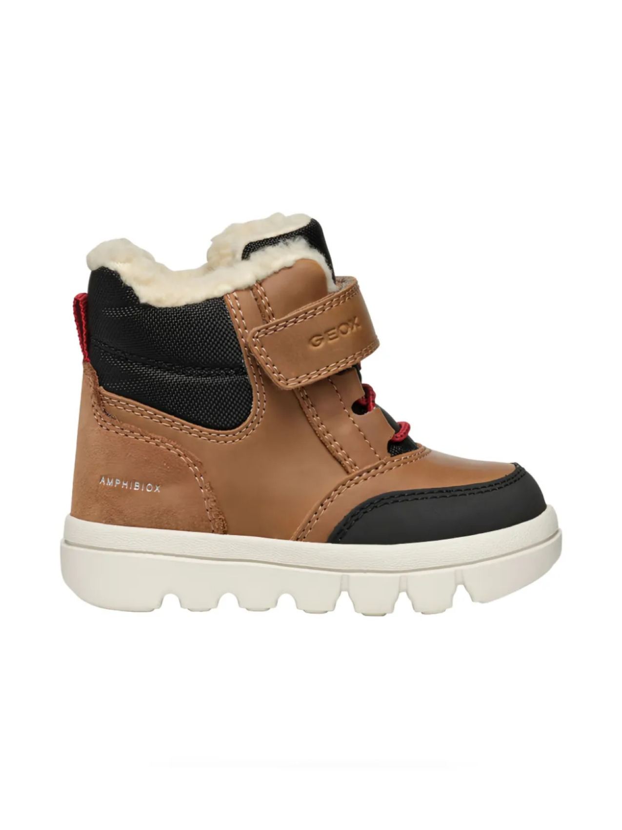 Ботильоны с меховой подкладкой Geox Kids, коричневый
Ботильоны с меховой подкладкой Geox Kids, коричневый