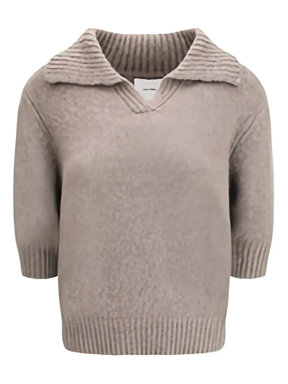 Свитер с воротником-поло и короткими рукавами Lisa Yang, коричневый
Свитер с воротником-поло и короткими рукавами Lisa Yang, коричневый