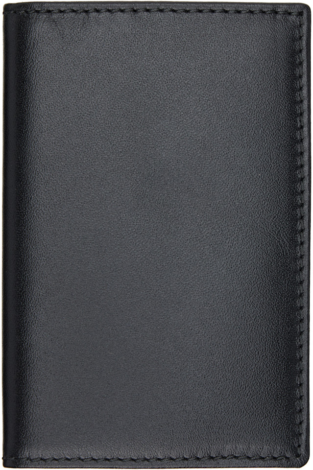 Классический кожаный кошелек Line Comme Des Garçons Wallets, черный 
Классический кожаный кошелек Line Comme Des Garçons Wallets, черный