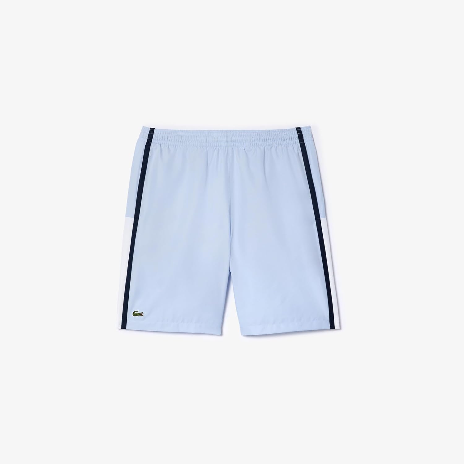 Мужские теннисные шорты Lacoste Sport легкие с цветными блоками и полосками, Phoenix Blue/White/Navy Blue
Мужские теннисные шорты Lacoste Sport легкие с цветными блоками и полосками, Phoenix Blue/White/Navy Blue