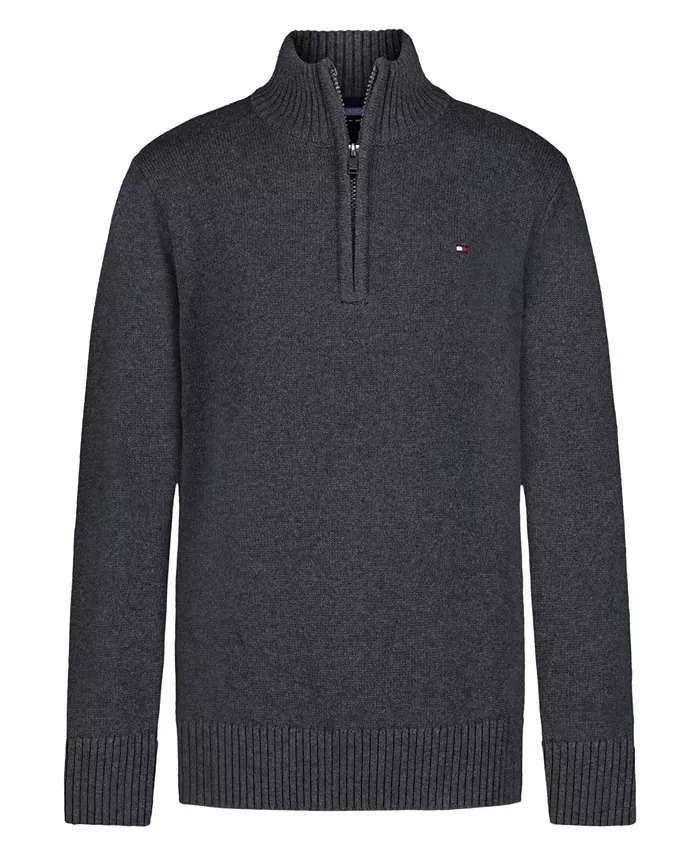 Мальчики 8-20 четверть-молния свитер Tommy Hilfiger, серый
Мальчики 8-20 четверть-молния свитер Tommy Hilfiger, серый