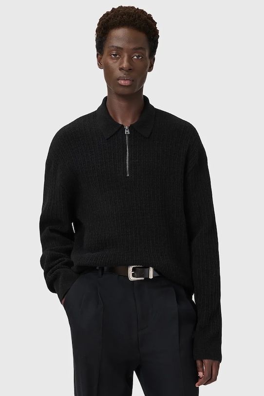 Свитер JAKOB с альпакой Allsaints, черный
Свитер JAKOB с альпакой Allsaints, черный