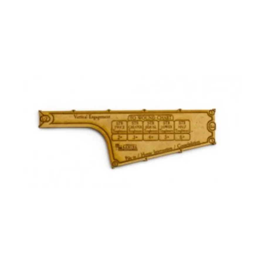 5-дюймовый боевой датчик 9-го издания — фаза полета, HDF, Rulers & Templates (Kromlech)
5-дюймовый боевой датчик 9-го издания — фаза полета, HDF, Rulers & Templates (Kromlech)