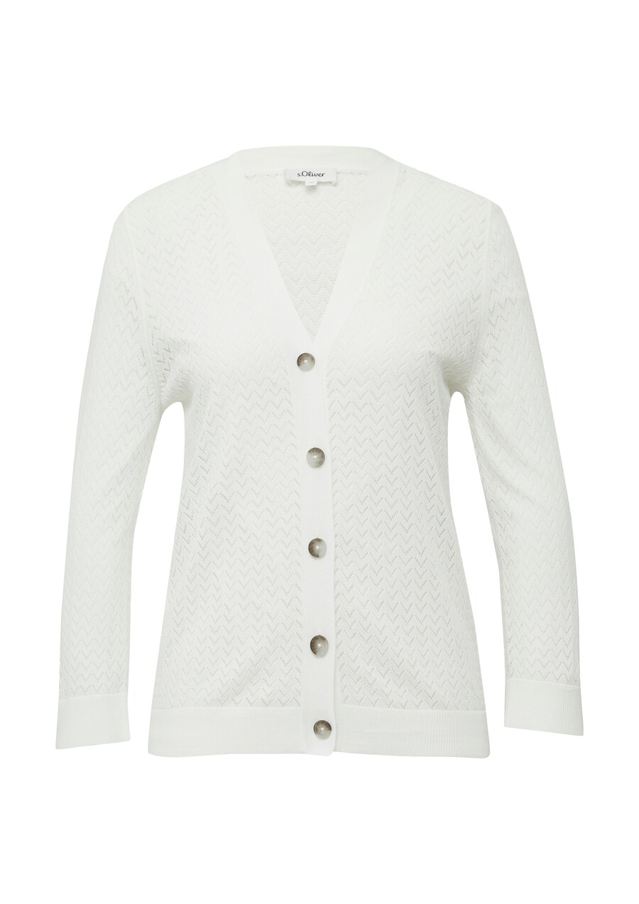 Вязаный кардиган s.Oliver, белый
Вязаный кардиган s.Oliver, белый