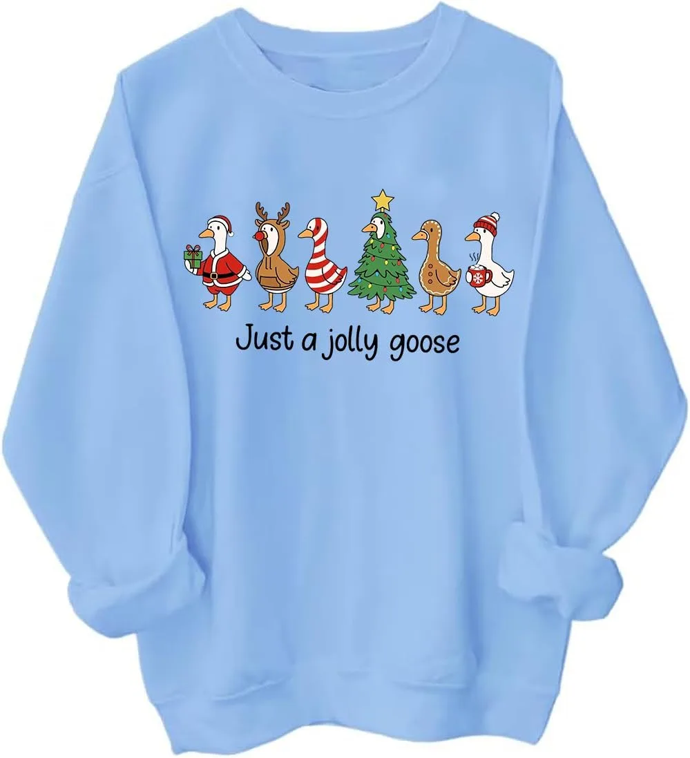 Толстовка Just A Jolly Goose с забавным гусем BTGRL
Толстовка Just A Jolly Goose с забавным гусем BTGRL
