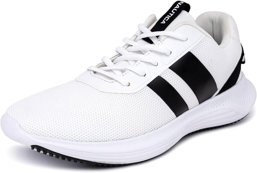 Мужские кроссовки Nautica - стильная и комфортная повседневная обувь для модной ходьбы и бега, Атлетическая обувь на шнуровке, белый/черный
Мужские кроссовки Nautica - стильная и комфортная повседневная обувь для модной ходьбы и бега, Атлетическая обувь на шнуровке, белый/черный