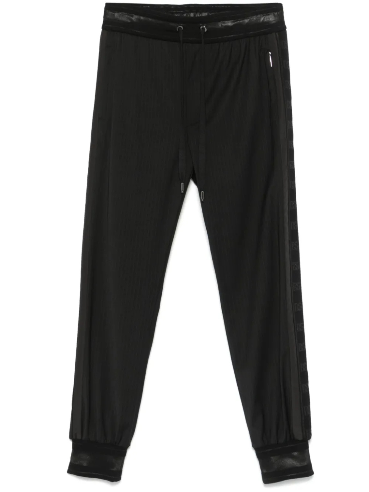 Зауженные брюки в тонкую полоску от Dolce & Gabbana, черный
Зауженные брюки в тонкую полоску от Dolce & Gabbana, черный