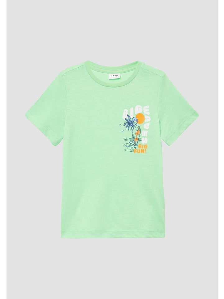 Футболка s.Oliver, зеленый
Футболка s.Oliver, зеленый