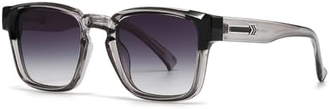 Модные квадратные солнцезащитные очки для женщин, градиентные оттенки, защита от УФ-излучения UV400, ретро-заклепки, трендовые солнцезащитные очки для мужчин MTZJH, Black Gray Gradient
Модные квадратные солнцезащитные очки для женщин, градиентные оттенки, защита от УФ-излучения UV400, ретро-заклепки, трендовые солнцезащитные очки для мужчин MTZJH, Black Gray Gradient