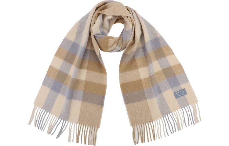 Вязаный шарф Unisex ELLE, camel plaid
Вязаный шарф Unisex ELLE, camel plaid